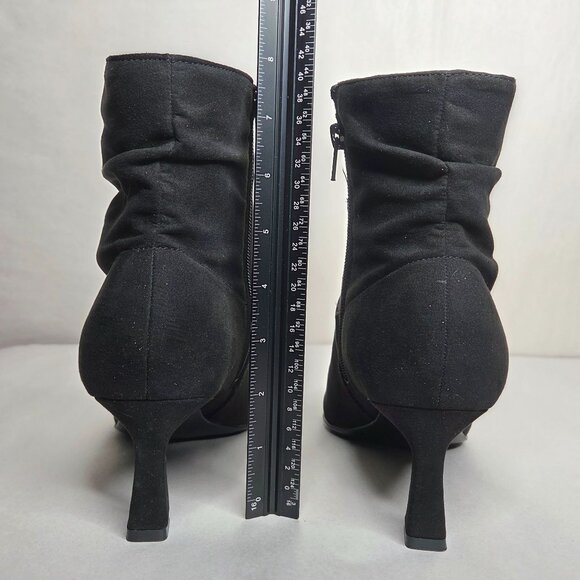 NWT Naturalizer Women's Tribute Black Slouchy Dress Booties - Picture 3 of 8